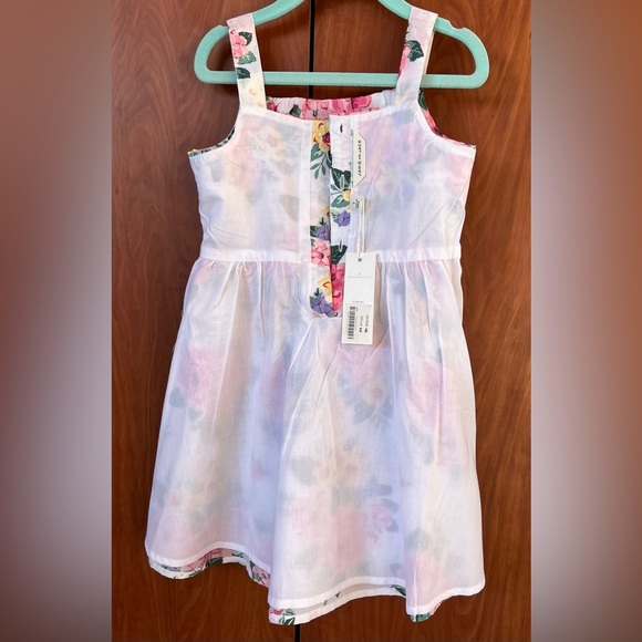 JANIE and JACK - Floral Cotton Girl Dress (Size 4) NWT - Picture 3 of 4